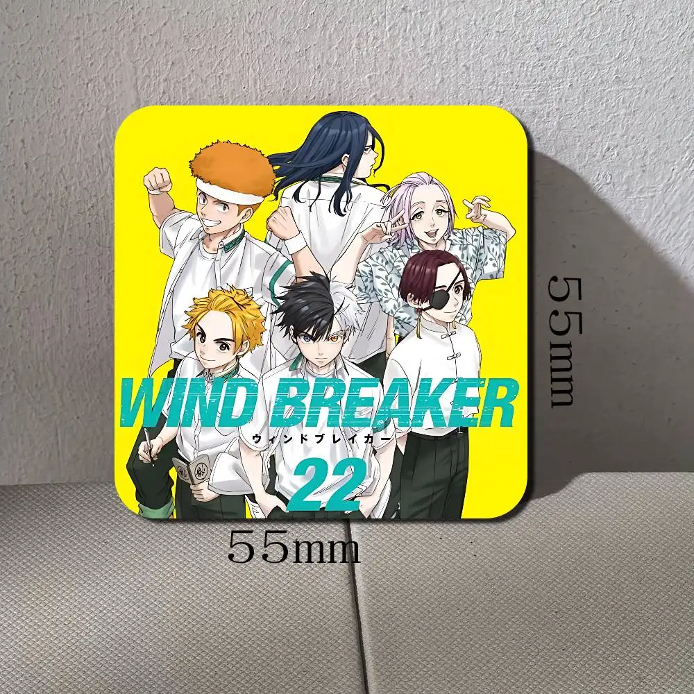 WIND Anime BREAKER 1 шт. магнит на холодильник персонализированный магнитный держатель для фотографий прочный квадратный поверхностный магнит на холодильник
