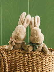 My First Bunny Plushies for Baby Tiny Rabbit Plush Toys for Infant Toddler Cuddly Soft Stuffed Rabbit Baby Shower Gift Wholesale