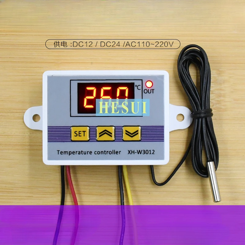

XH-W3012 Высокоточный цифровой регулятор температуры, цифровой дисплей, переключатель контроля температуры на 0,1 градусов