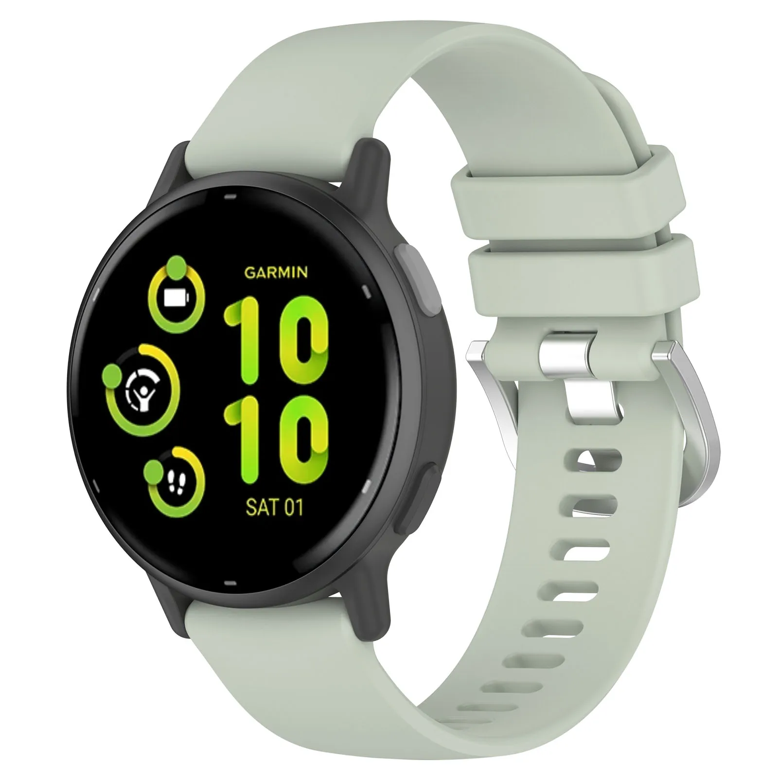 Quick Release 20mm 22mm Silicone Band For Garmin Vivoactive 5 4 / Forerunner 165 Music 265 255 245 645 55/Venu 3 Strap Bracelet