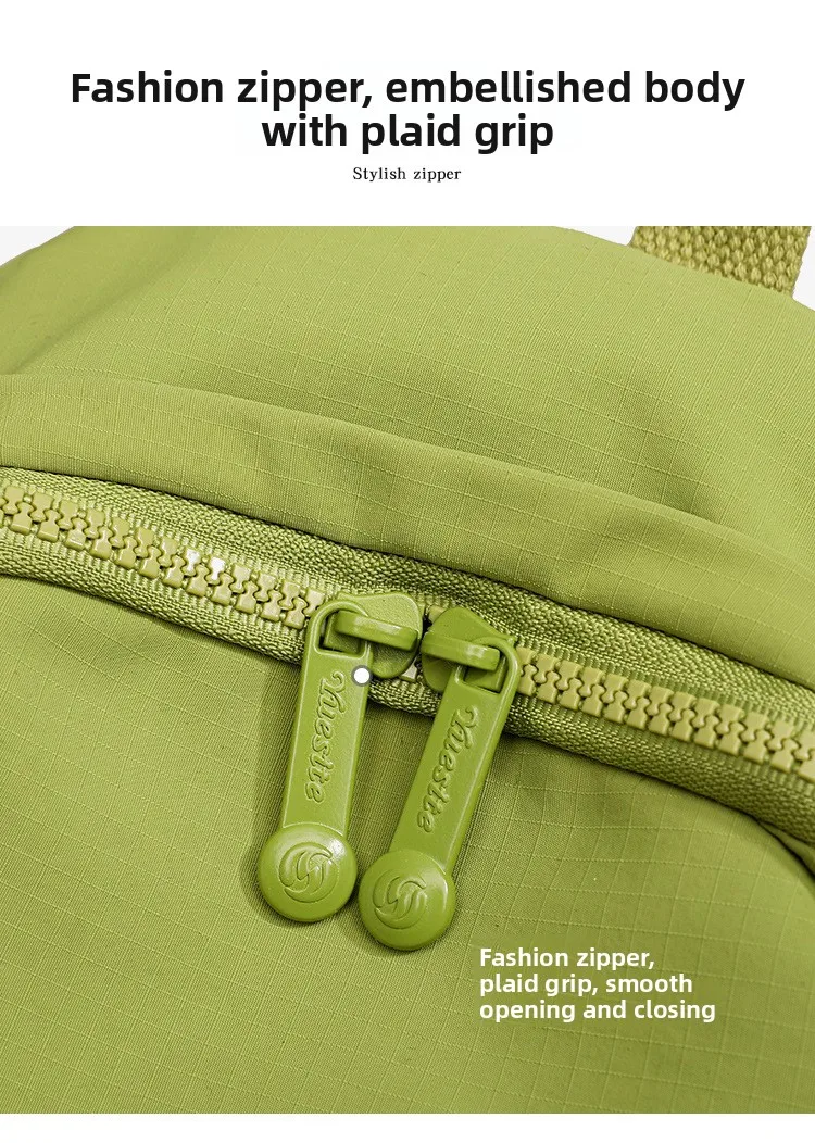 Stilvoller, minimalistischer Rucksack für Damen, leichte Reisetasche mit Telefonschlüsselaufbewahrung, kleiner, schicker Rucksack – Detail 8