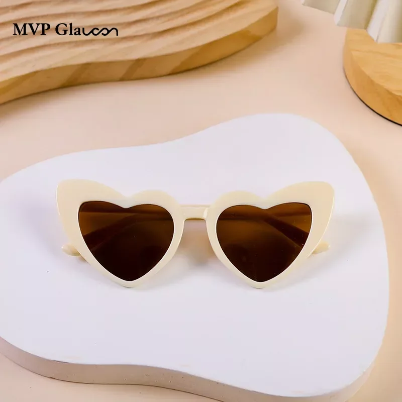 2023 New Kids Cartoon Heart Sunflower Sunglasses Girls Boy Children Outdoor Round UV400 Sun Glasses Kids Sunglasses