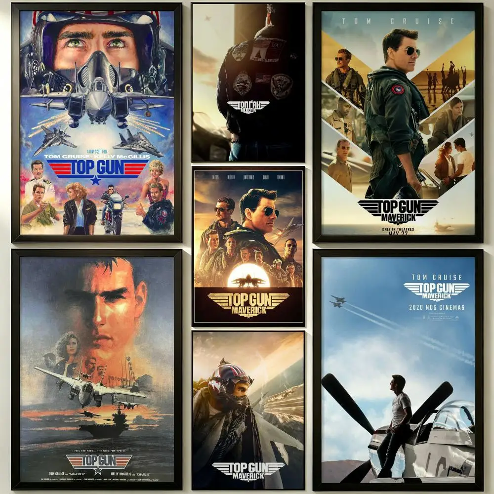 movie Top Gun: Maverick Poster HD Poster Sophisticated Modern Aesthetic Wall Art For Living Room Bedroom Office Cafe Decor