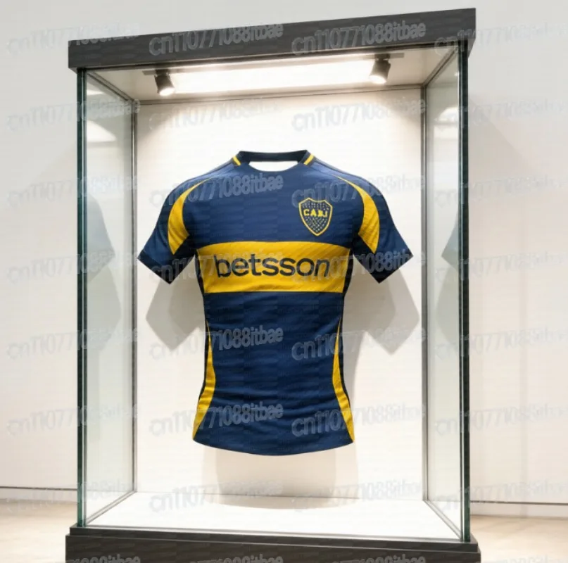 Camisa de Futebol Boca Juniors 2026 Nova para Crianças e Adultos, Camisa 3D de Secagem Rápida para Praia e Surf, Ideal para Atividades ao Ar Livre e Combinando em Família