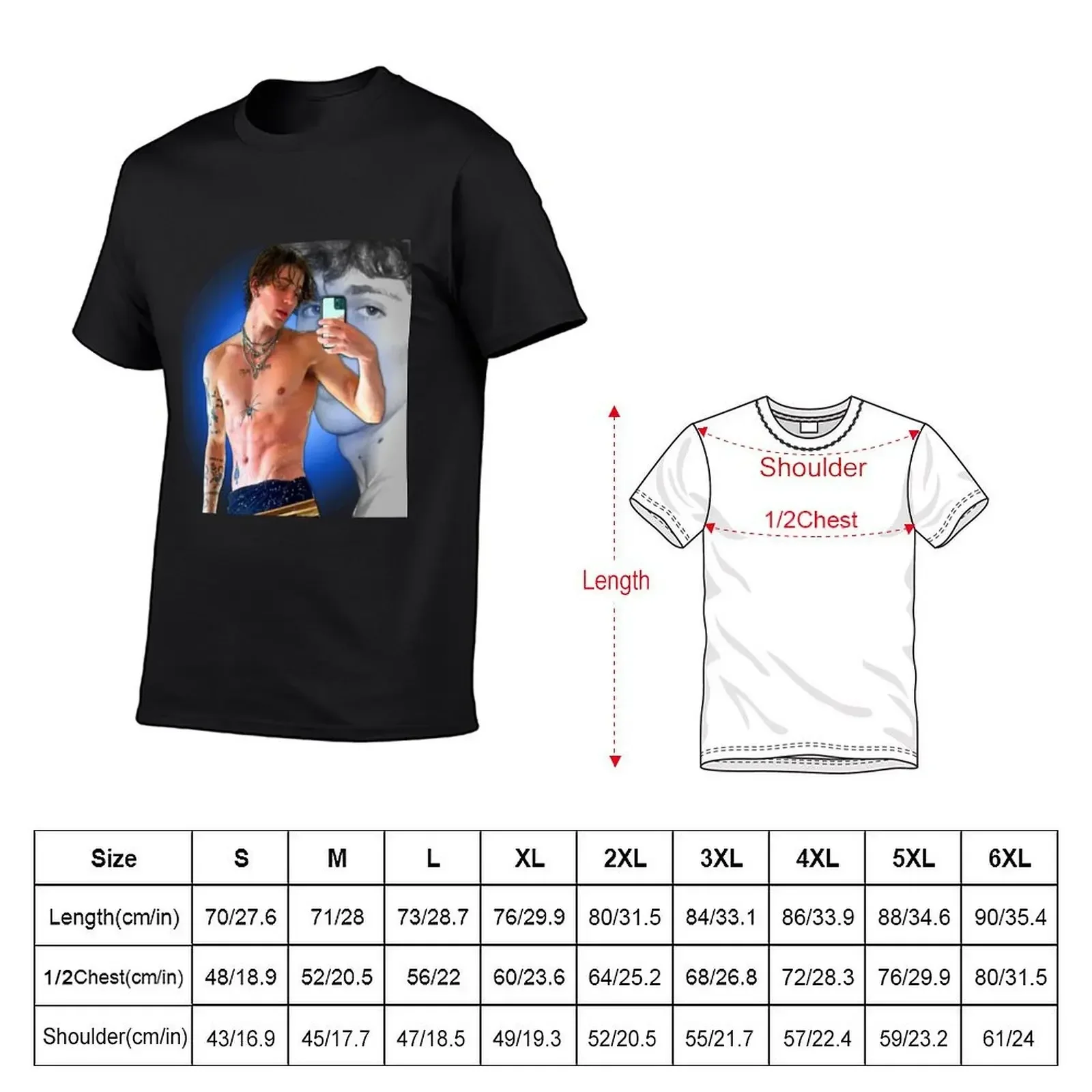 Vinnie Hacker The Hottest Man. I Love Vinnie Hacker. T-Shirt anime figures compression shirt men