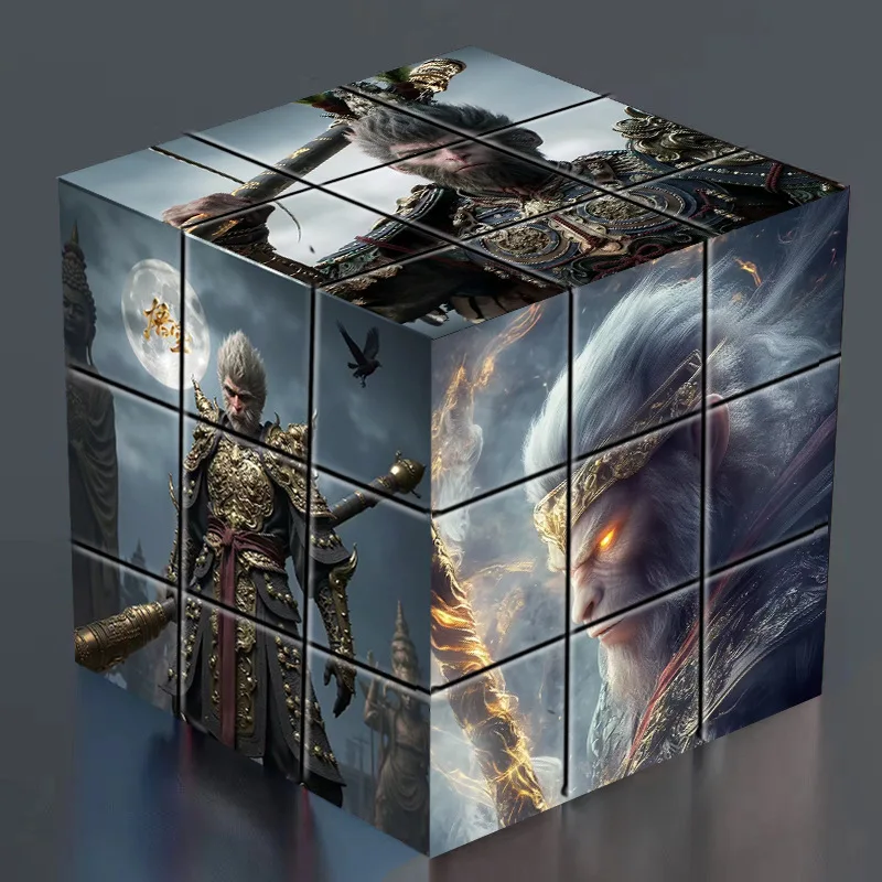 Black Myth Wukong Magic Cubes, Game Commemorative Same Collection Building Blocks Mingle Magnet