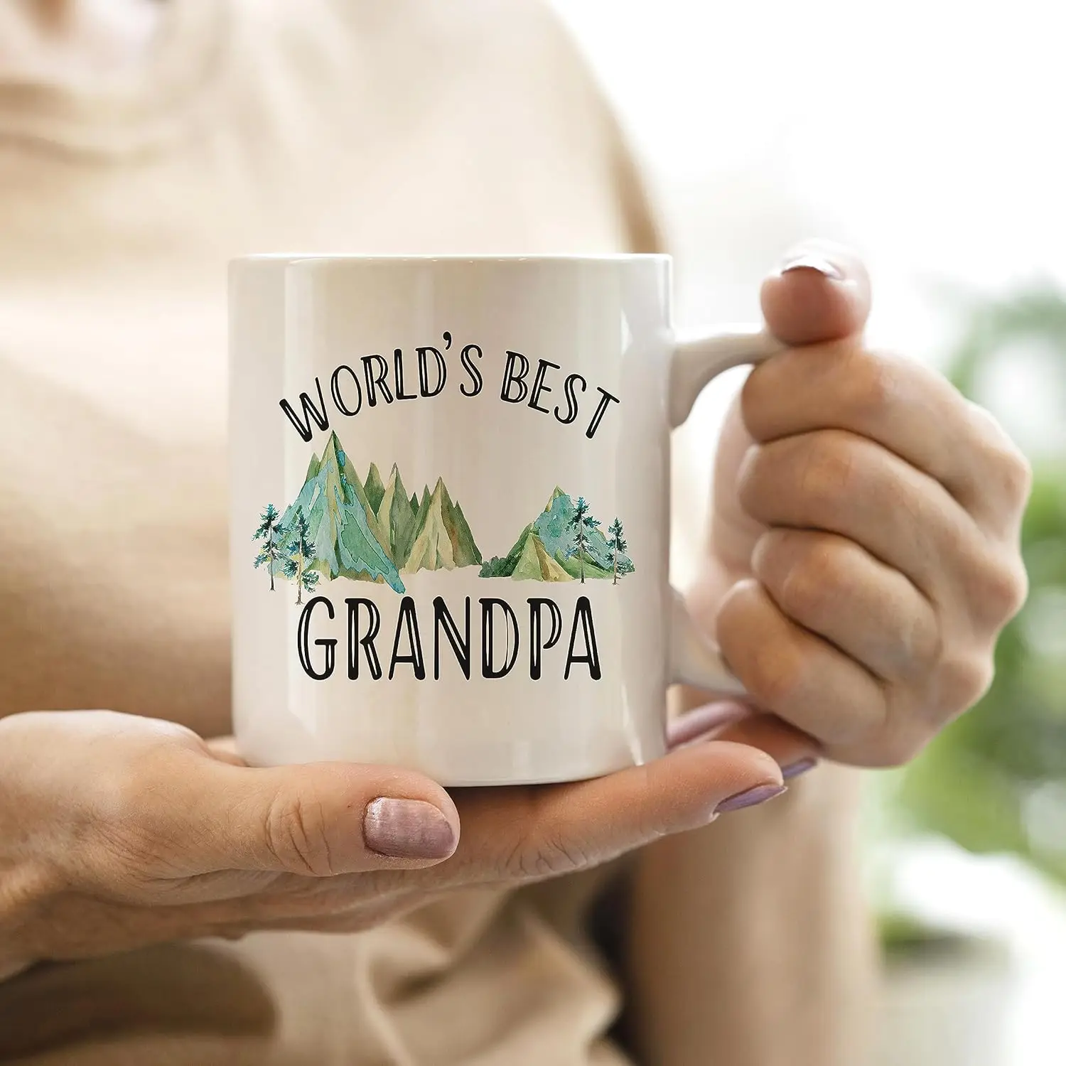 Grandpa Coffee Mug, Grandpa Gifts, Best Grandpa Mug, Grandpa Coffee Mugs Tea Cup Gifts for Grandpa Papa Dad Men, World’s Best Gr