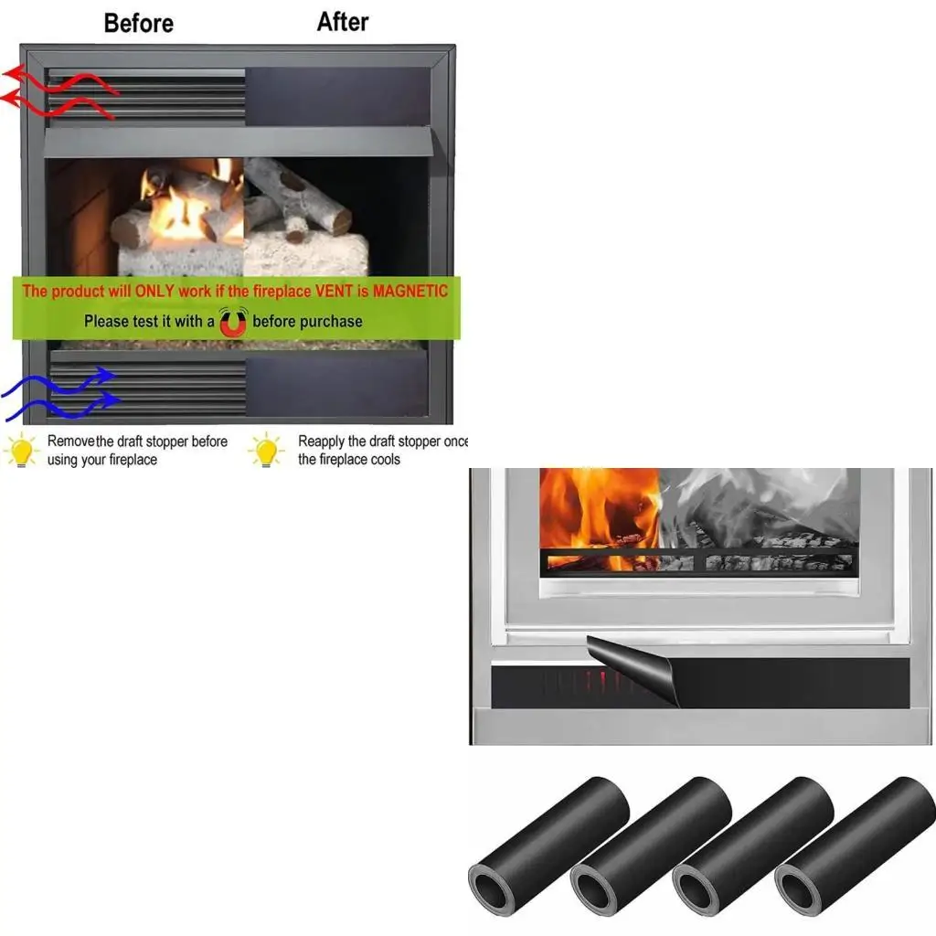 

652F 2 шт. магнитные крышки для каминов, регулируемые камины, ограничитель тяги, экономия энергии, камины, изоляционный защита