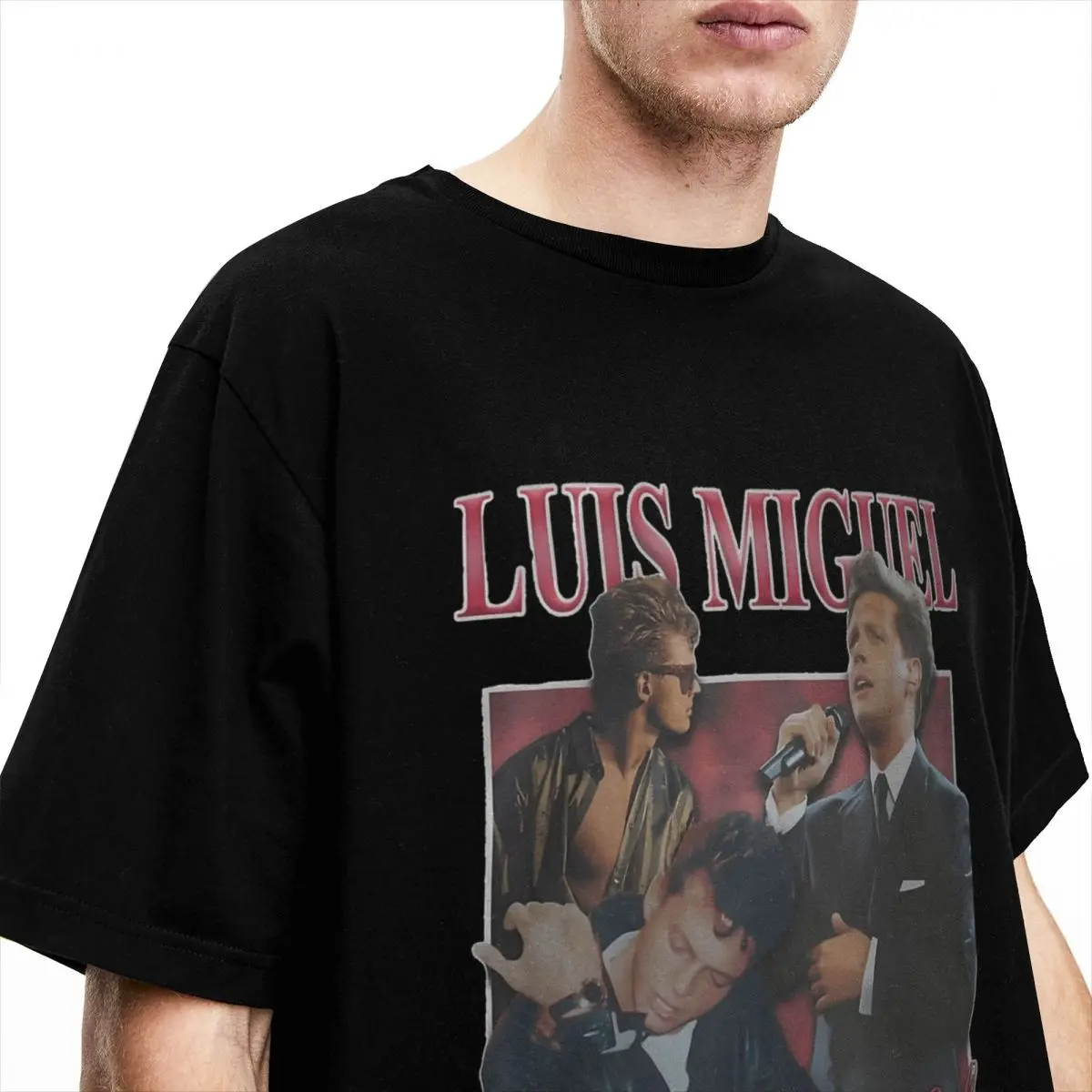 Luis Miguel Singer for Men Women T Shirt Accessories Vintage Tee Shirt T-Shirt Pure Cotton Gift Idea Tops