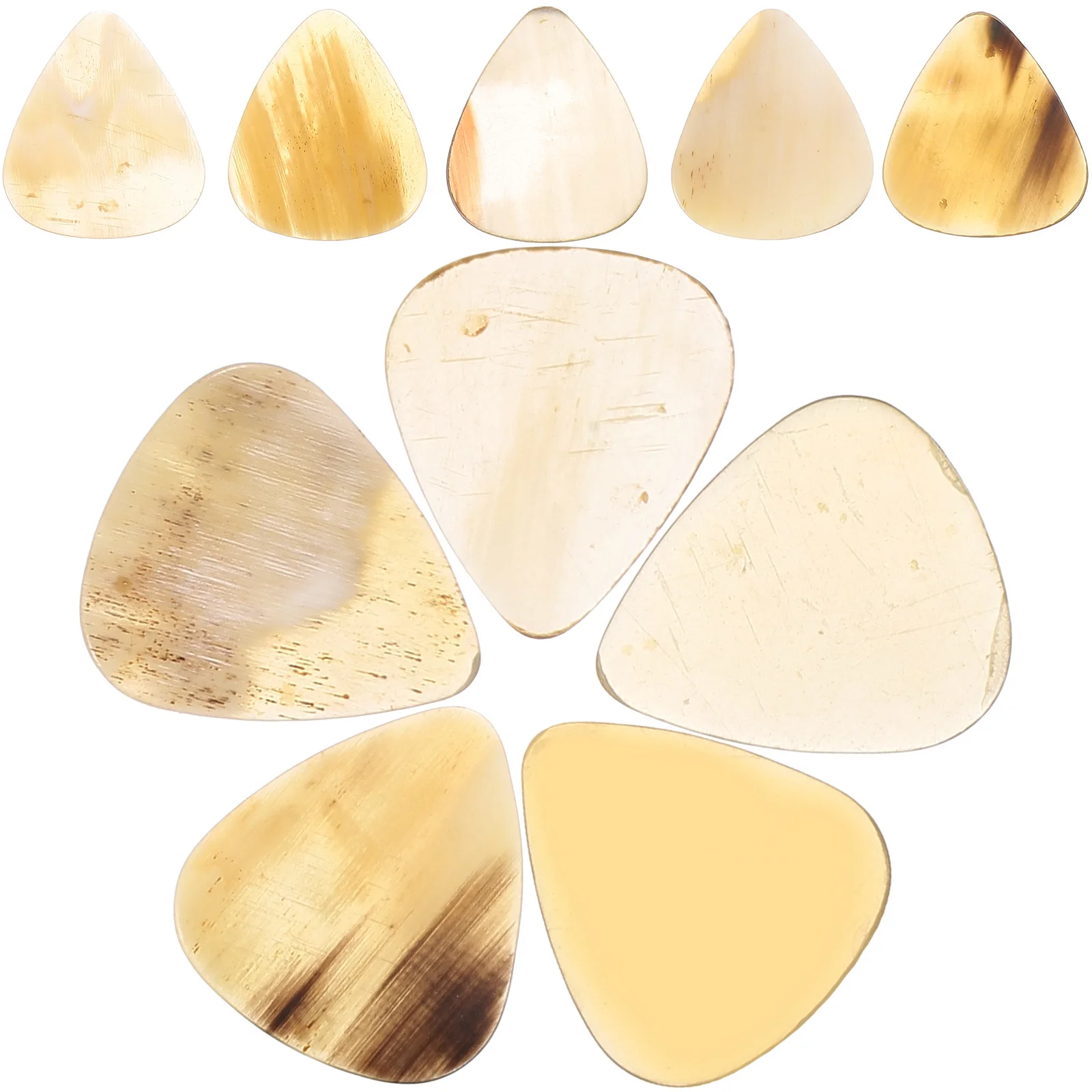 

10Pcs Guitar Picks Electric Acoustic Ukulele Comfortable Grip Durable Lightweight Portable Creative Design for Beginners and