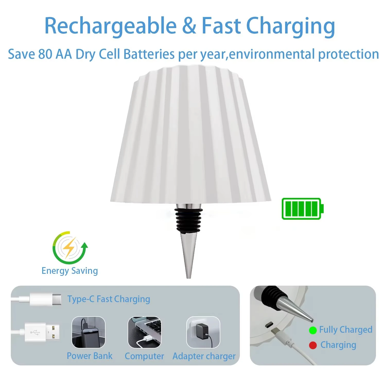 Lampe de Table en bouteille à commande tactile sans fil, Rechargeable par USB, 3 couleurs, gradation continue, lampe de nuit pour Bar, bouteilles de vin, lampes de bureau