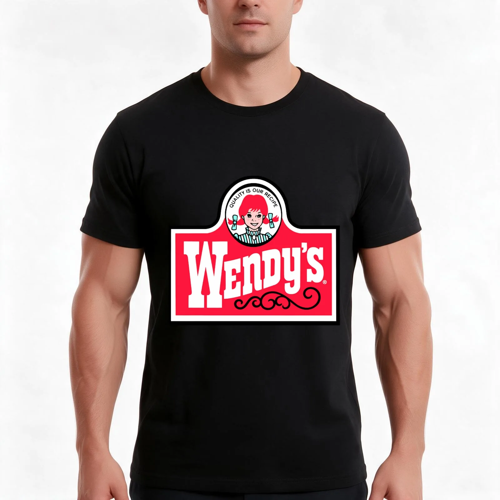 Wendy's Throw Blanket T-Shirt, Summer Casual Cotton Tee, Oversized Streetwear Tops, Vintage Graphic Print, Unisex Men Women