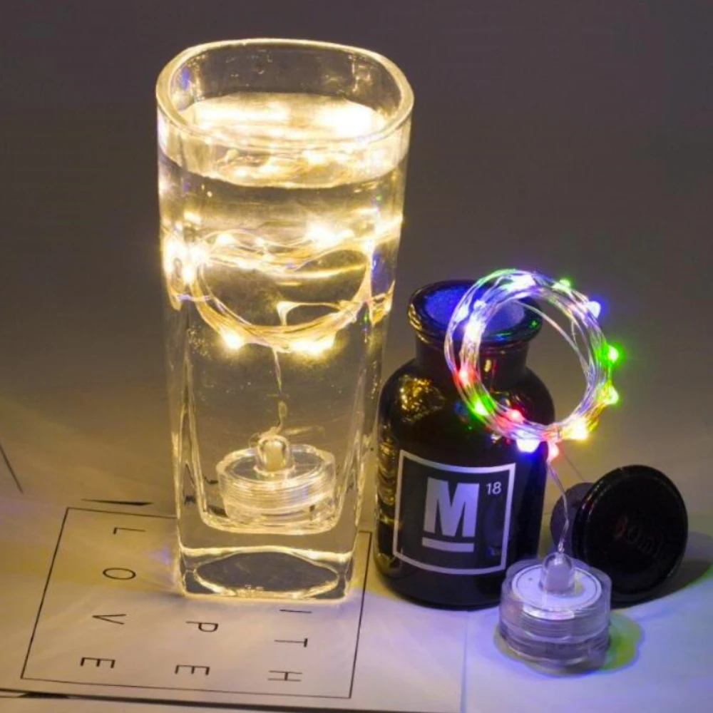 

Led Underwater Lights Vase Submersible Pool Night Lamp Water Waterproof fairy tale garland string lights Garden Pond Decoration