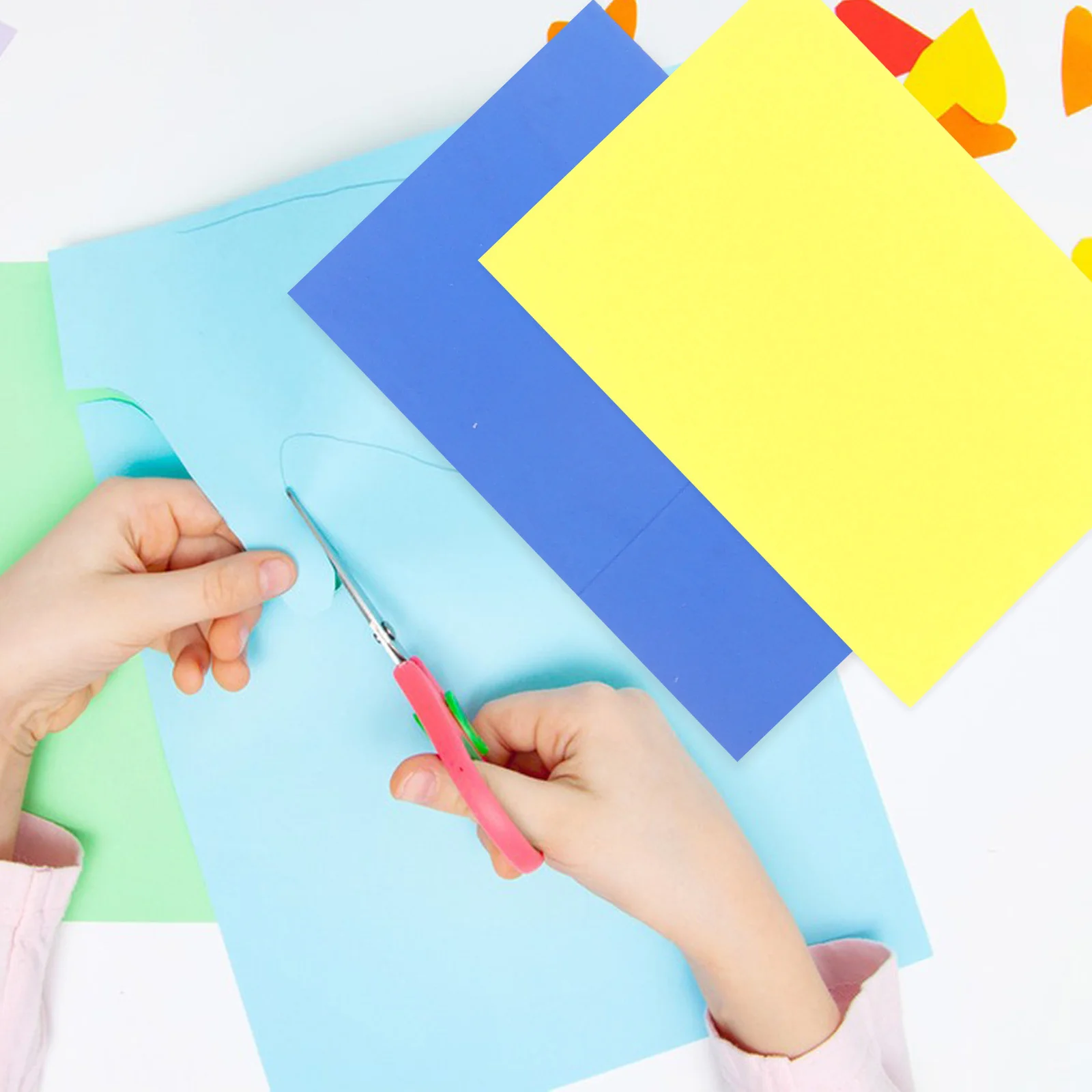 

Diy Foam Paper A4 Colorful Craft Sheets Thick Self-Adhesive Cardstock For School Art Projects Decorative Handmade