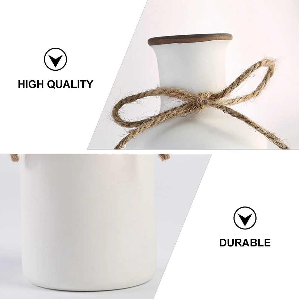 

White Vase Small Vases for Decor Wedding Decoration Table Centerpiece Decorative Home