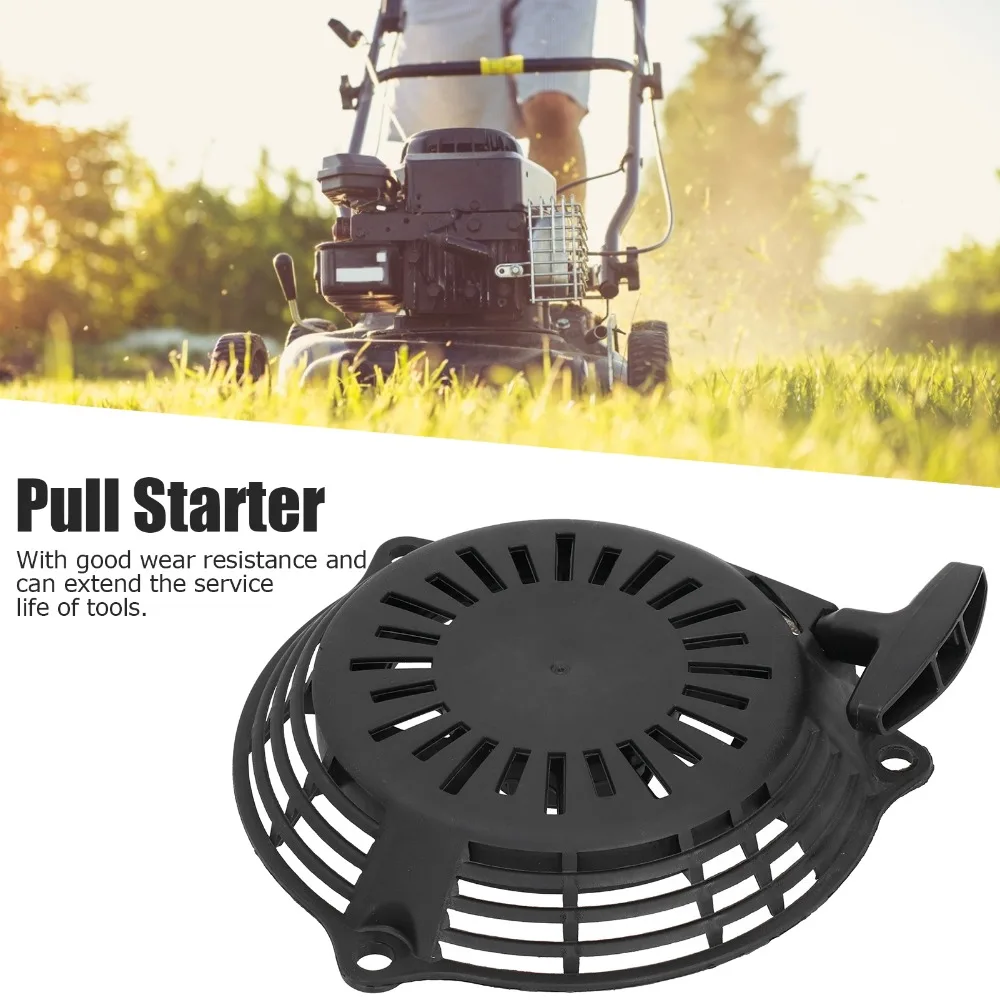 

Durable Black Pull Starter Replacement Part Accessories Recoil Starter Assembly Lawn Mower Replacement Garden Equipment