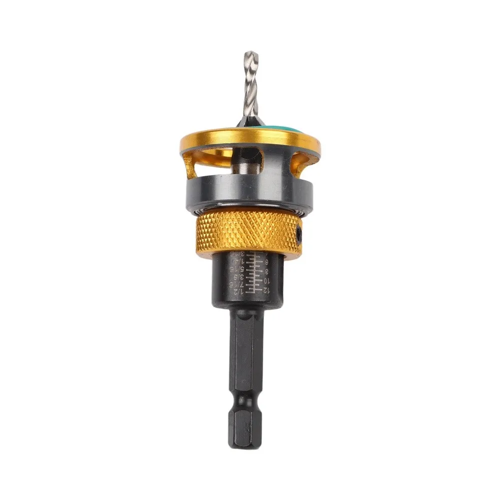 For On-the-Go Projects 2.8mm, 3.0mm, 3.5mm, 4.0mm Adjustable Depth Drill Bit Efficient Hole Location For Accurate Drilling