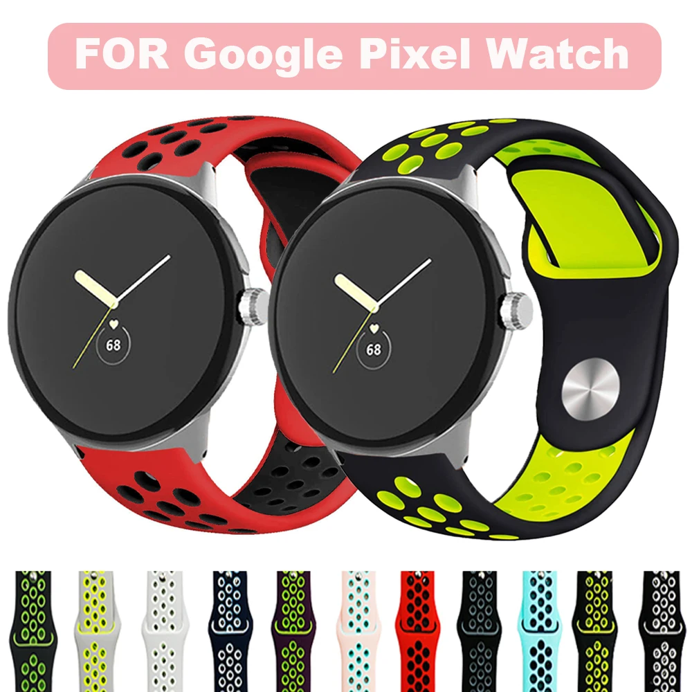 

Silicone Strap For Google Pixel Watch Band Pixel Watch Active correa sport Bracelet Sports Soft Wrist Watchbands Accessories