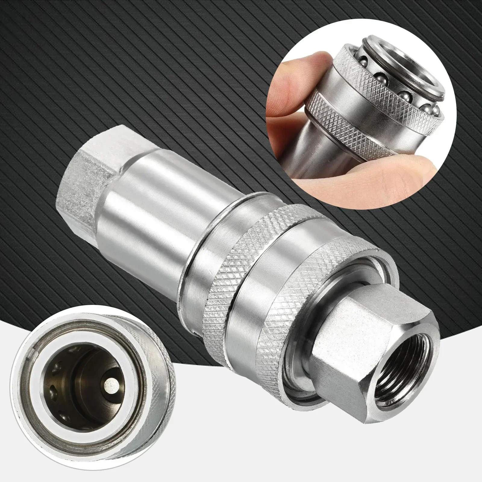 Imagem -03 - Novos Acessórios de Tubulação Rosqueados M16x1.5 mm Conectores Rápidos Hidráulicos Abertos e Fechados Duplos Auto-vedantes Acessórios de Tubulação de Óleo Peças de Ferramentas