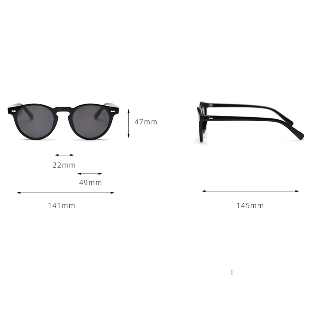 Peekaboo green blue TR90 polarized sunglasses retro women korean style vintage sun glasses for men uv400 gift items uv400