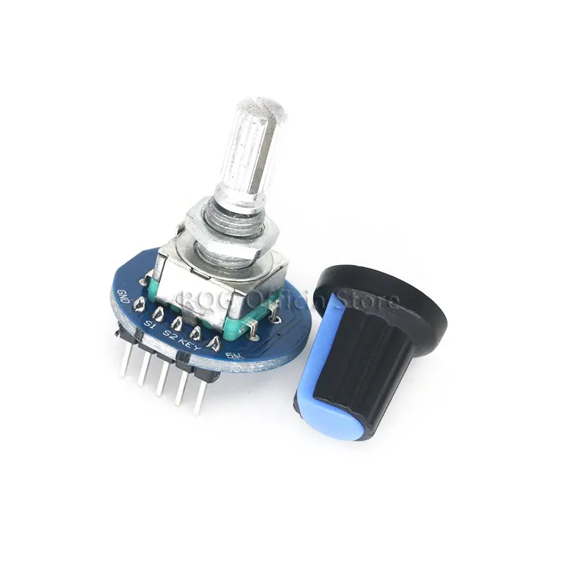 Rotary Encoder Modul für Arduino Brick Sensor Entwicklung Runde Audio Rotierenden Potentiometer Knopf Kappe EC11
