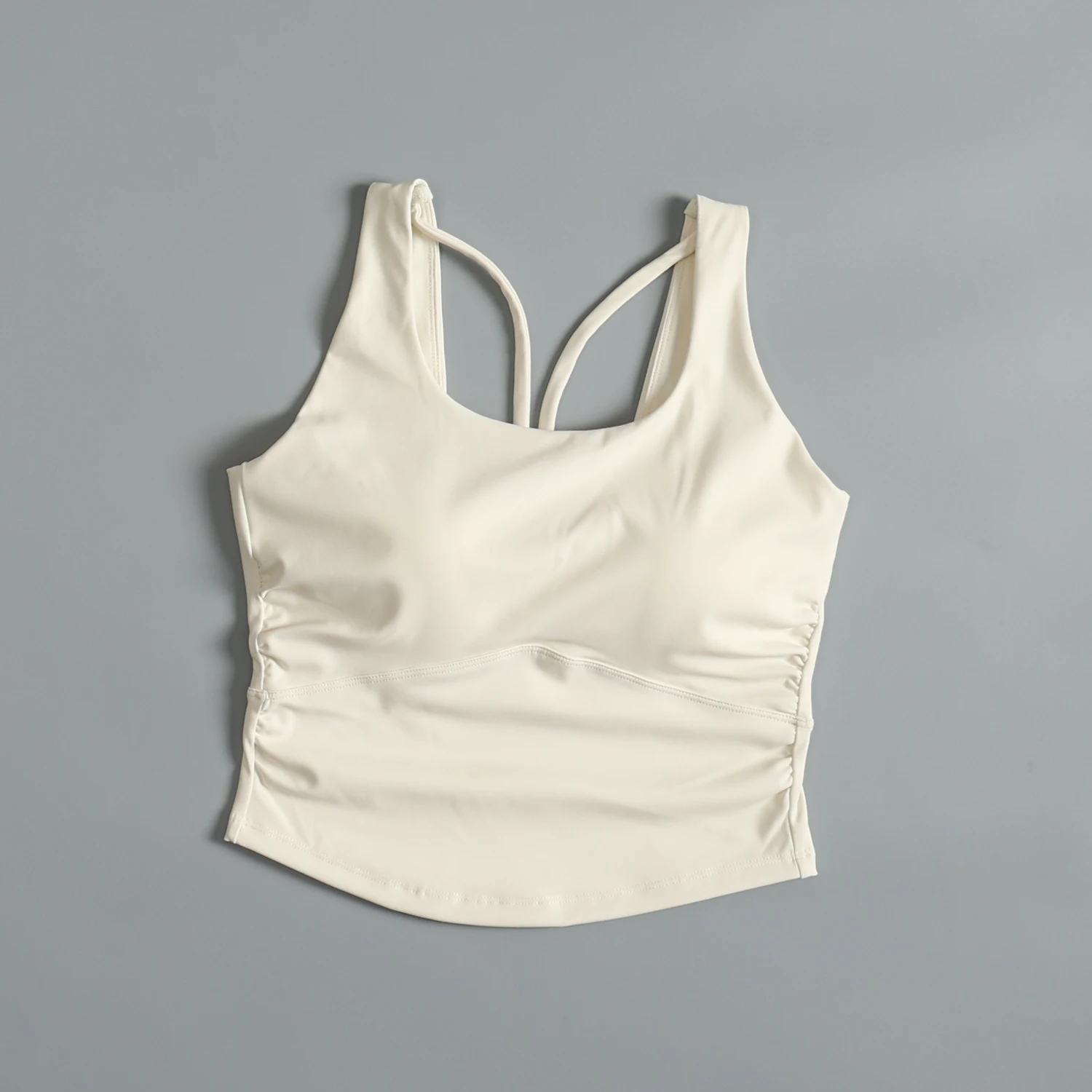 

Sports bra women's summer shockproof gathering running speed drying underwear hollow beauty back integrated yoga fitness vest