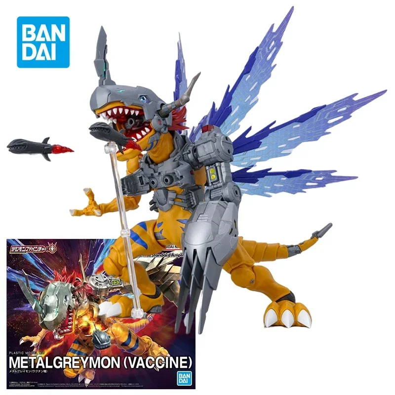 

Bandai Digimon Anime Figures FRS Amplified Metal Greymon Vaccine Action Figure Collection Model Toys For Boys Gifts