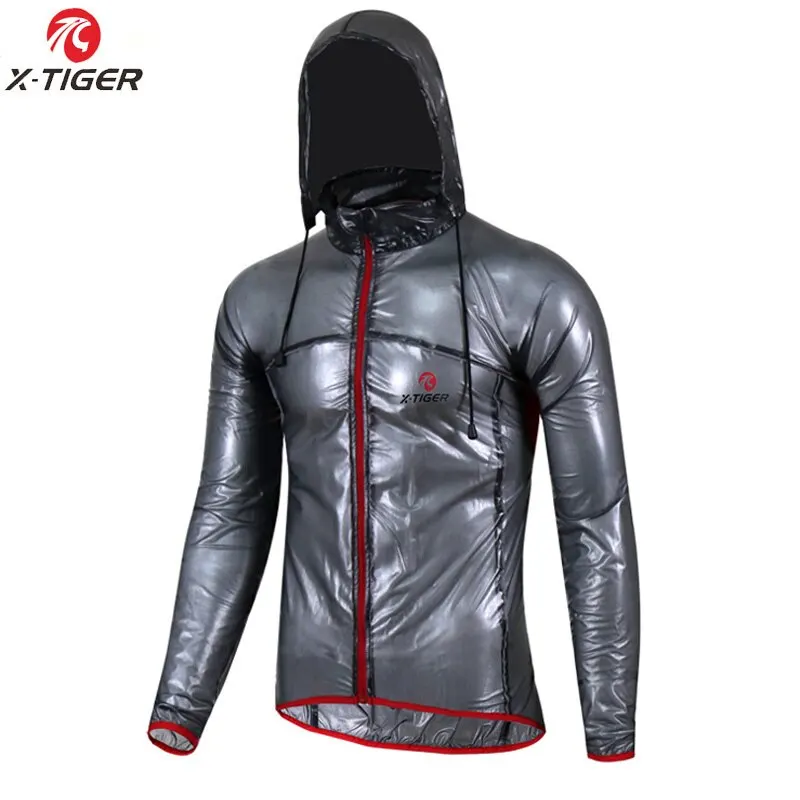 X-TIGER Cycling Raincoat Waterproof Cycling Jersey Anti-scratch Windproof Reflective Bicycle Jersey Wind Coat MTB Bike Clothing