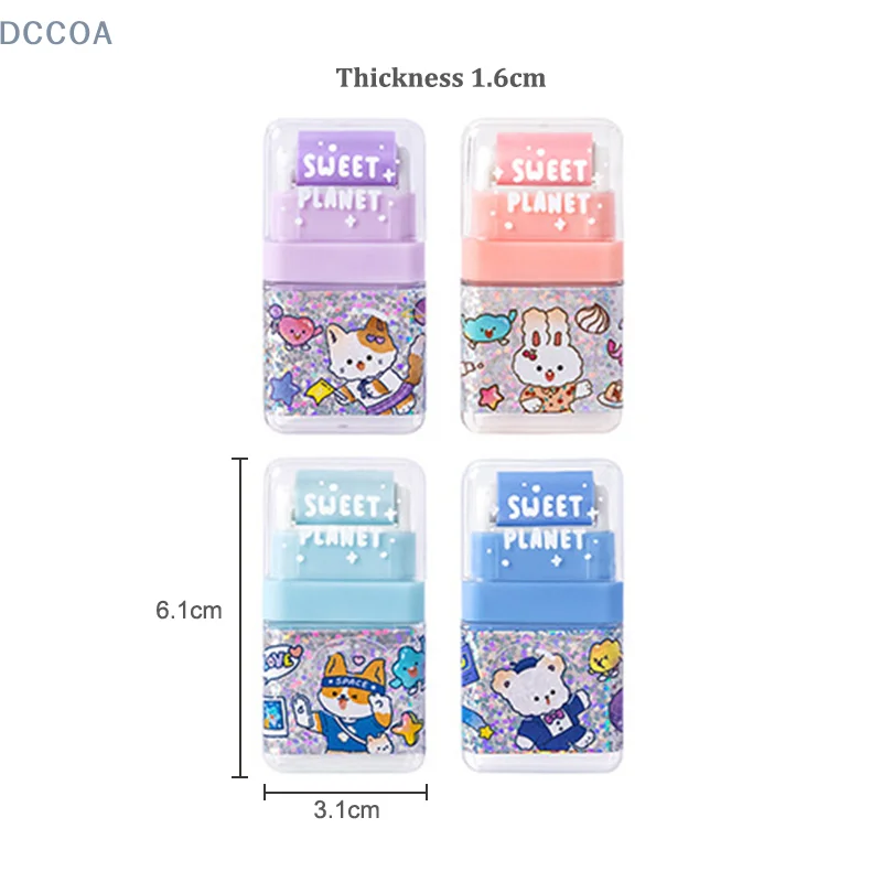 Sweet Planet Roller Eraser Student Correction Erase Learning Tools Cute Eraser
