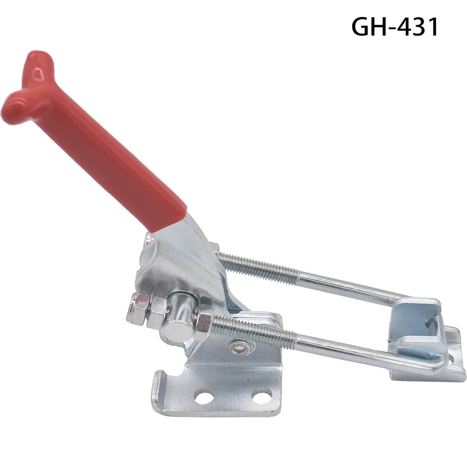 Clamp Tools Latch GH 431 Adjustable Toolbox Case Metal Toggle Catch Clasp Quick Release Clamp Anti-Slip Push Pull Toggle