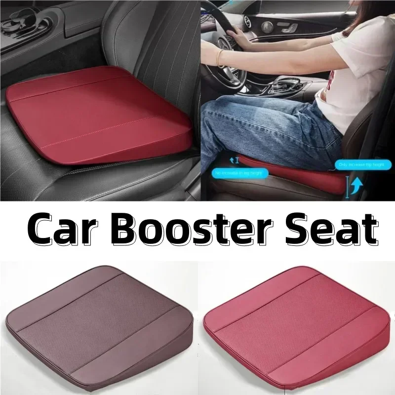 Car Booster Seat Cushion Heightening Height Boost Mat Breathable Portable Car Seat Pad Fatigue Relief Suitable For Cars