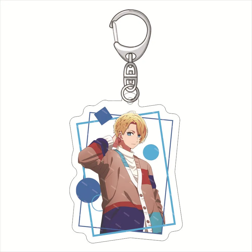 Oshi No Ko Anime KeyChain Arima Kana Hoshino Ai Men Key Chain for Women Fashion Figure Acrylic Keyring Pendant Exquisite Gifts