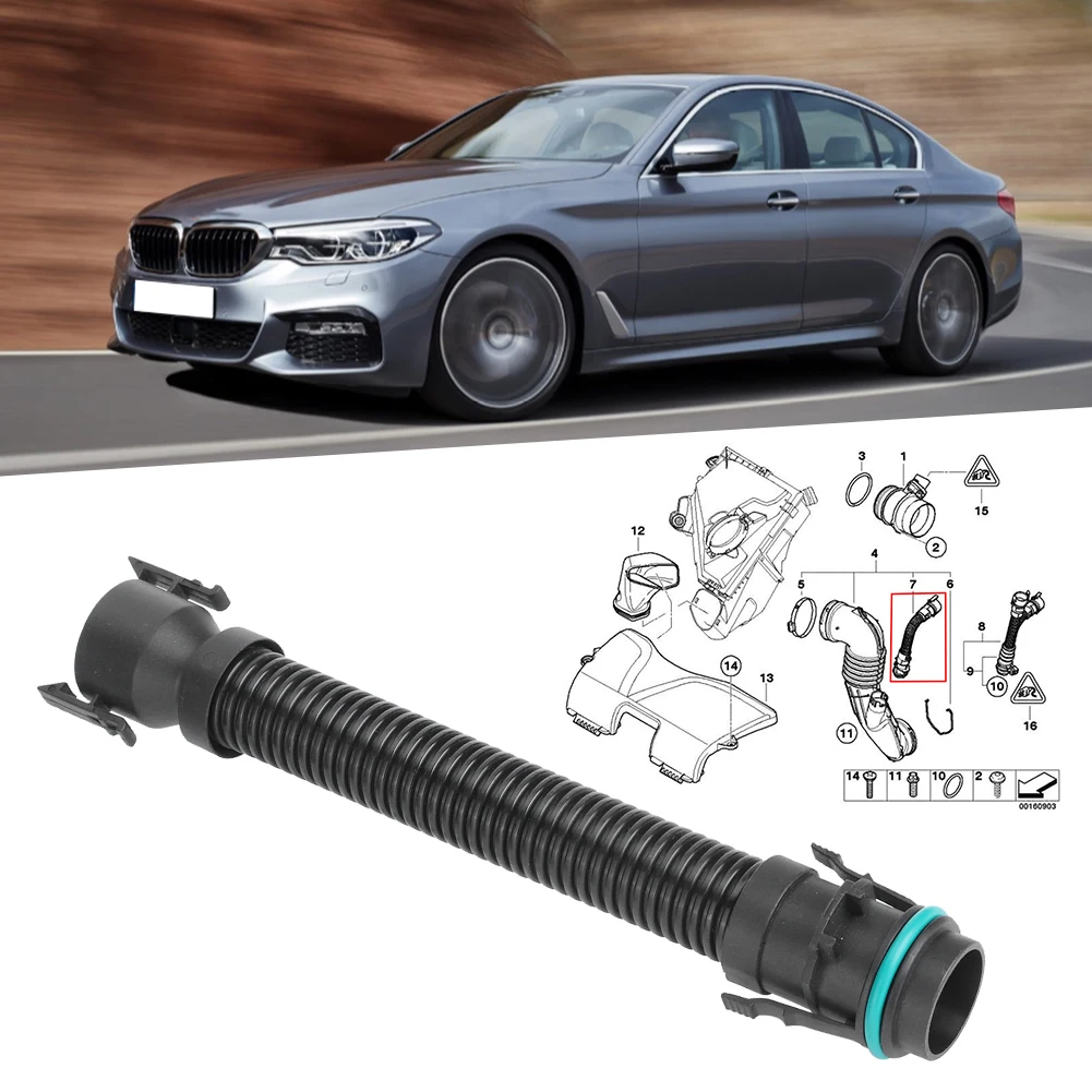 

Шланг Turbo труба воздушного фильтра 13717803842 Подходит для BMW 1 3 4 5 6 7 X1 X3 X4 X5 X6 серии воздухозаборник