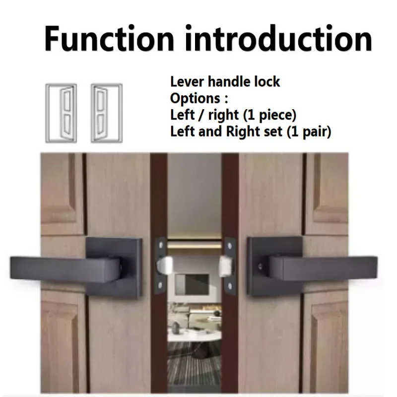 American Heavy-duty Three Bar Handle , Channel Lock, Keyless Room Lock, Lightweight Door Lock, Three Bar