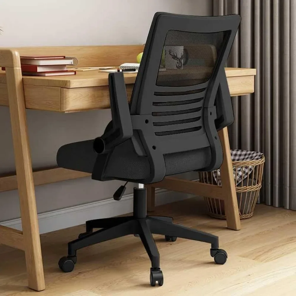 Computer Chair Home Office Chair Ergonomic Desk Chair Mesh Computer  With Folding Lumbar Support Armrest Gamer Gaming