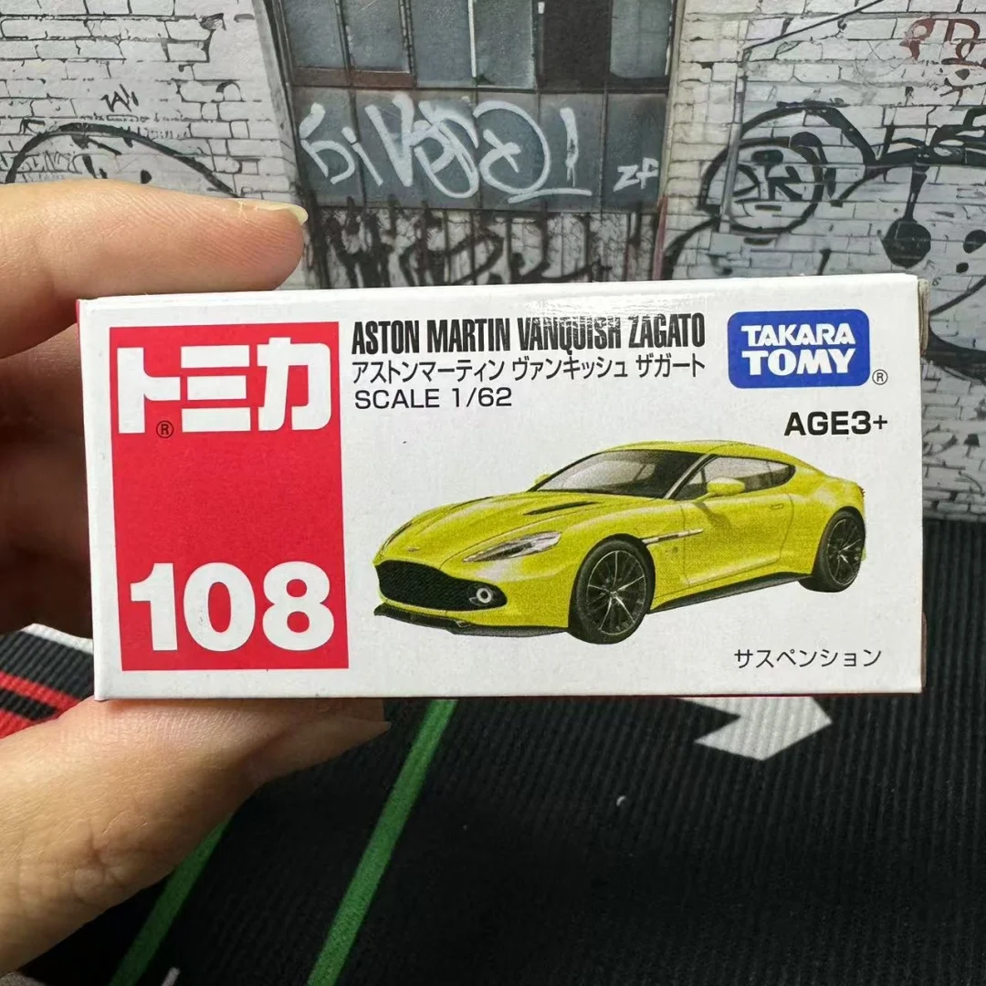 

TAKARA TOMY Tomica No 108 Aston Martin Vaniquish Zagato автомобиль из сплава, литой под давлением металлический режим, коллекция дисплеев, игрушка для мальчика, подарок