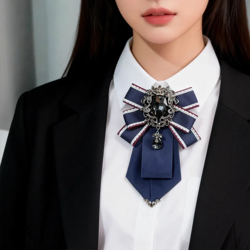 gravata-de-strass-masculina-e-feminina-estilo-colegial-britanico-feita-a-mao-para-negocios-banquetes-e-casamentos-acessorio-para-colarinho-de-camisa