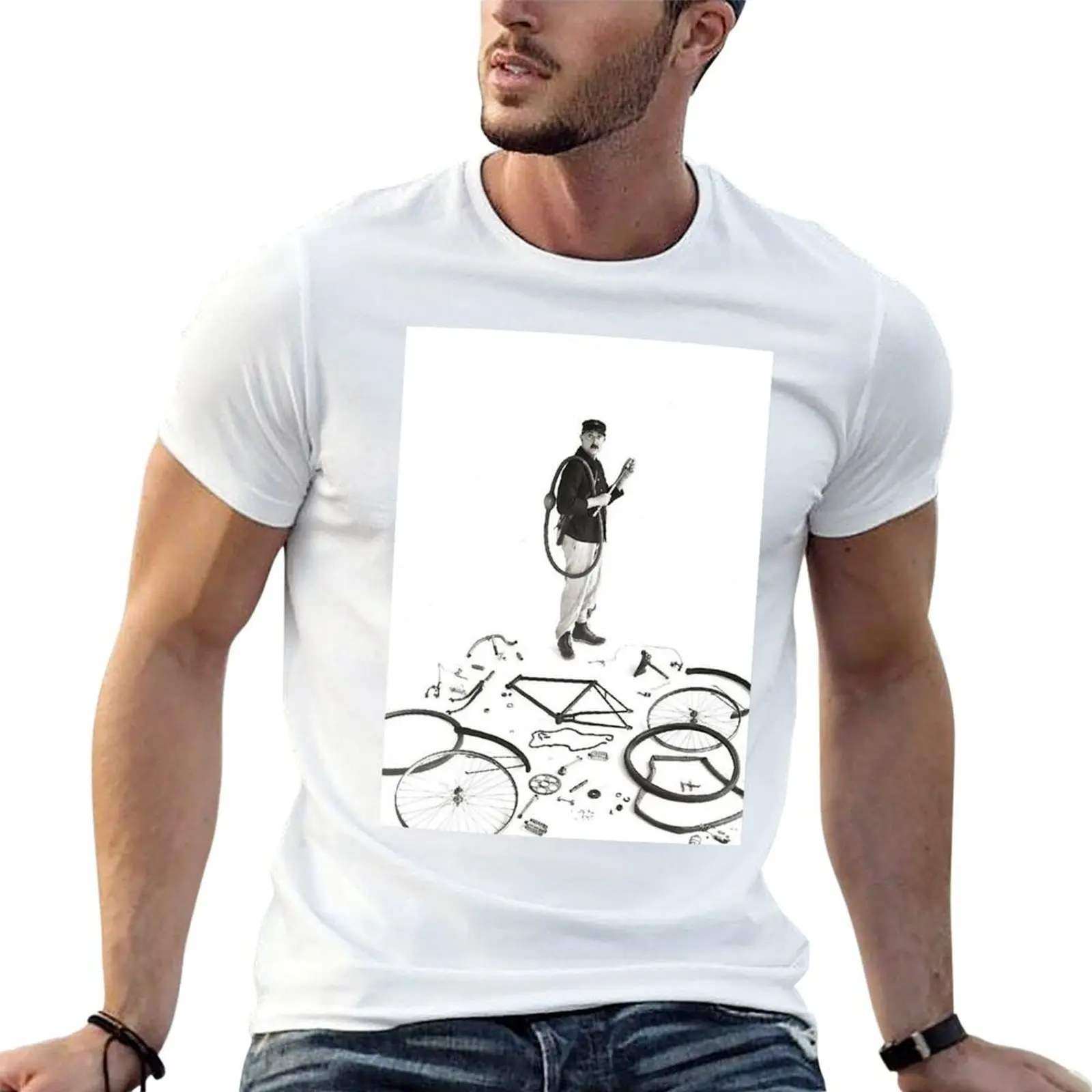 Jacques Tati Movie Director T-Shirt shirts graphic tee topping oversized t shirt men