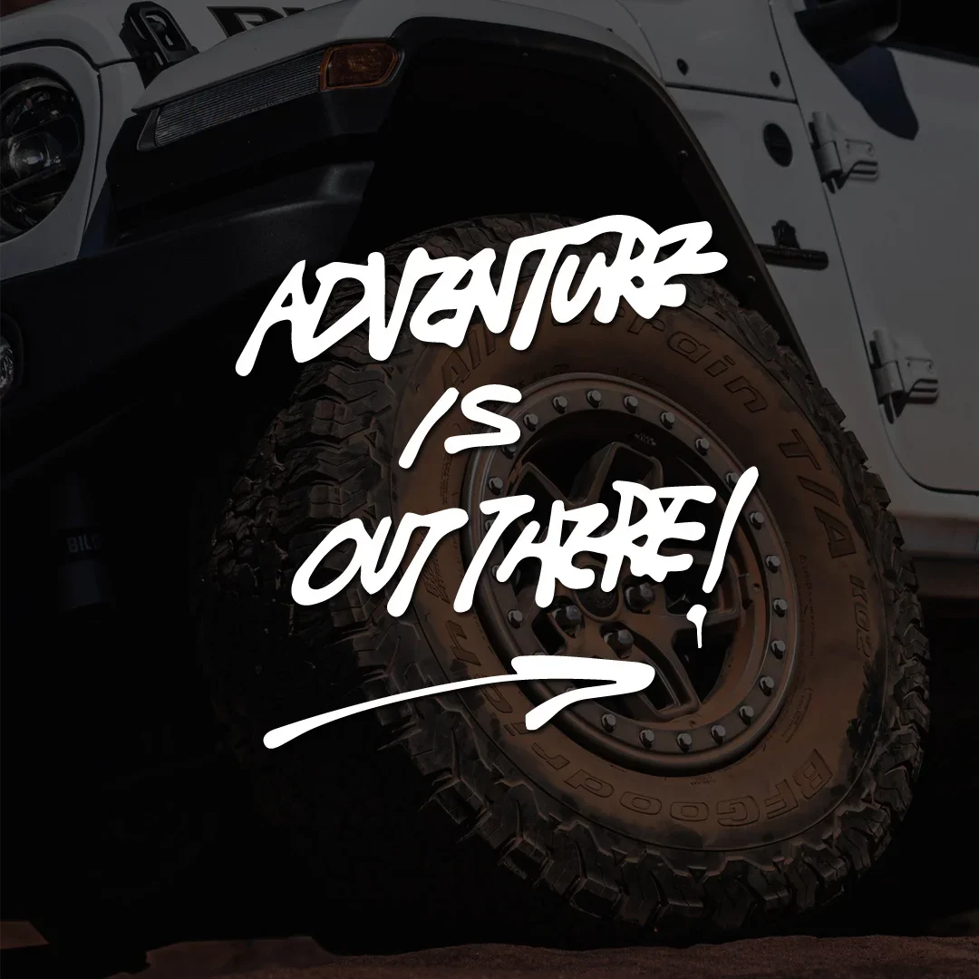 1PC Life Is An Adventure Vinyl Sticker, Waterproof Anti-scratch Decal for Snowboard Camping Off-road Car Window Decor
