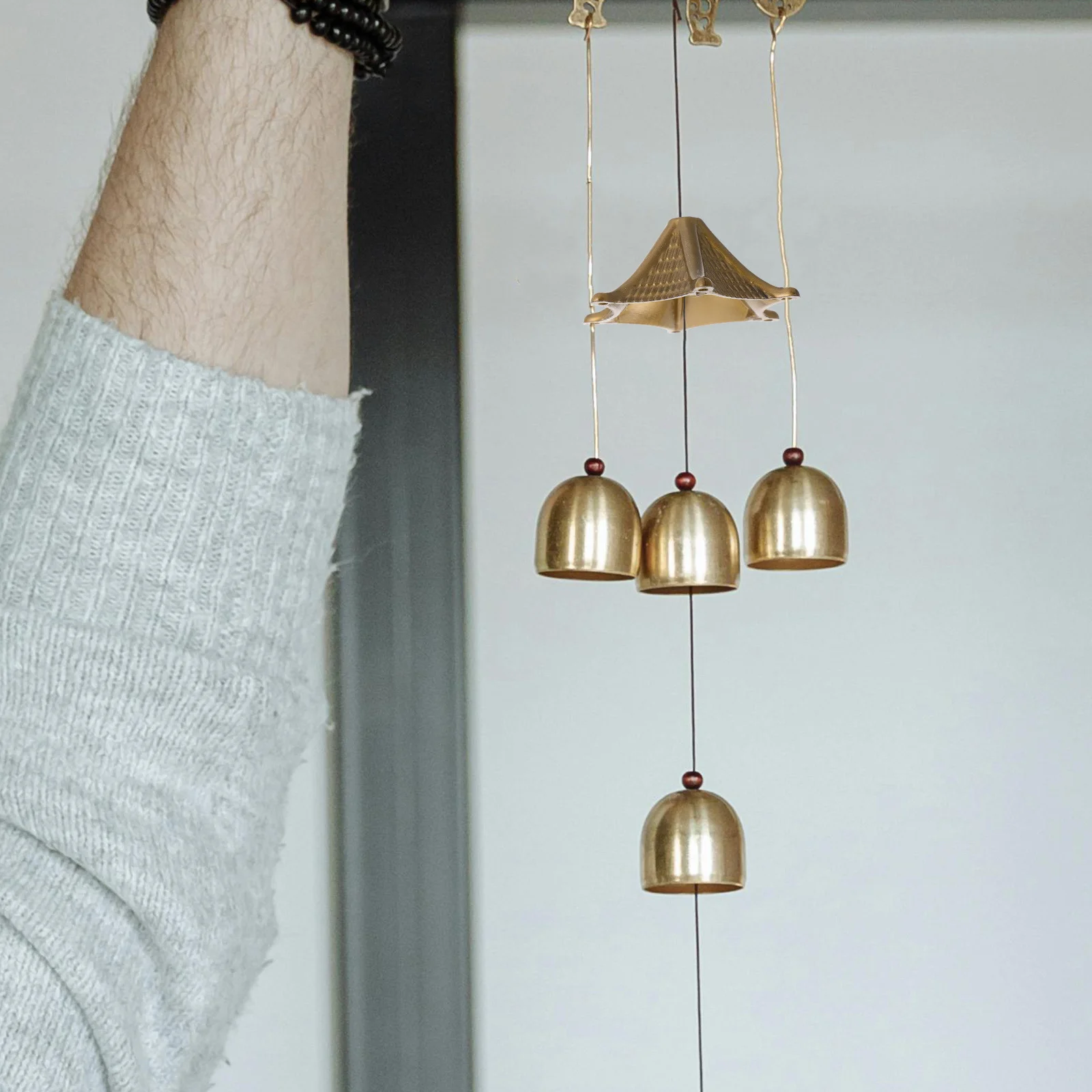 

10Pcs Wind Chime Accessories DIY Wind Bell Caps Outdoor Garden Chimes Replacement Parts Unique DIY Chime Embellishments