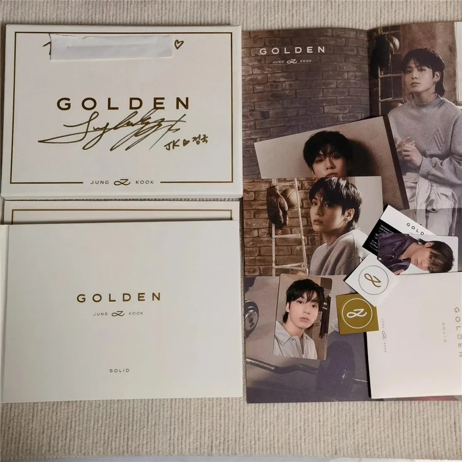 Signed Album SOLO GOLDEN Standing Next to You Standing Next to You Jun K Autographed CD Photobook Photocard Card GIFT