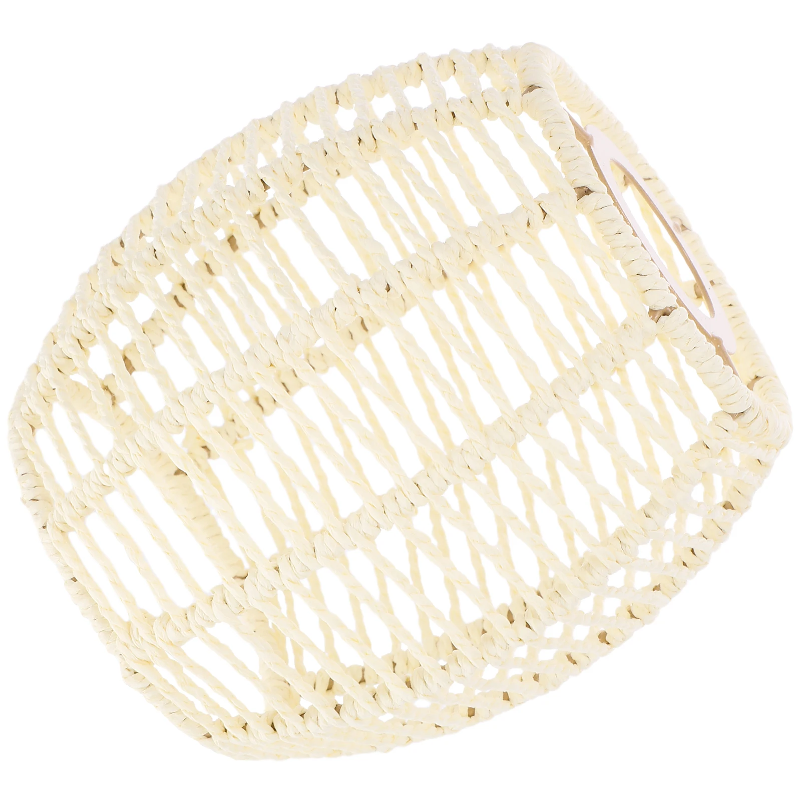 

1pc Woven Pendant Lamp Shade Bohemia Style Ceiling Shade For Home Farmhouse Small Rustic Hanging Lampshade Hotel Bar Light Cover