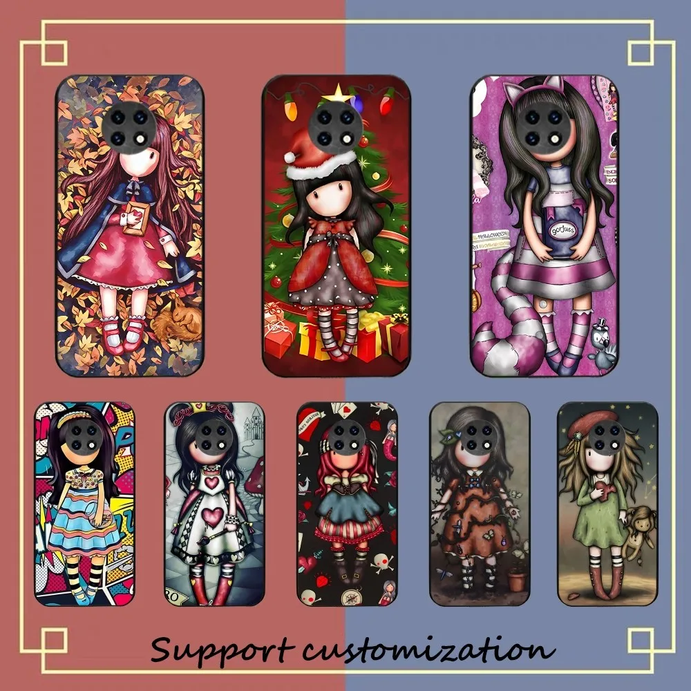 Cute Cartoon Girl Kid santoro_gorjuss Phone Case For Redmi 5 6 7 8 9 10 plus pro 6 7 8 9 A GO K20 K30 K40 pro plus F3 Fundas