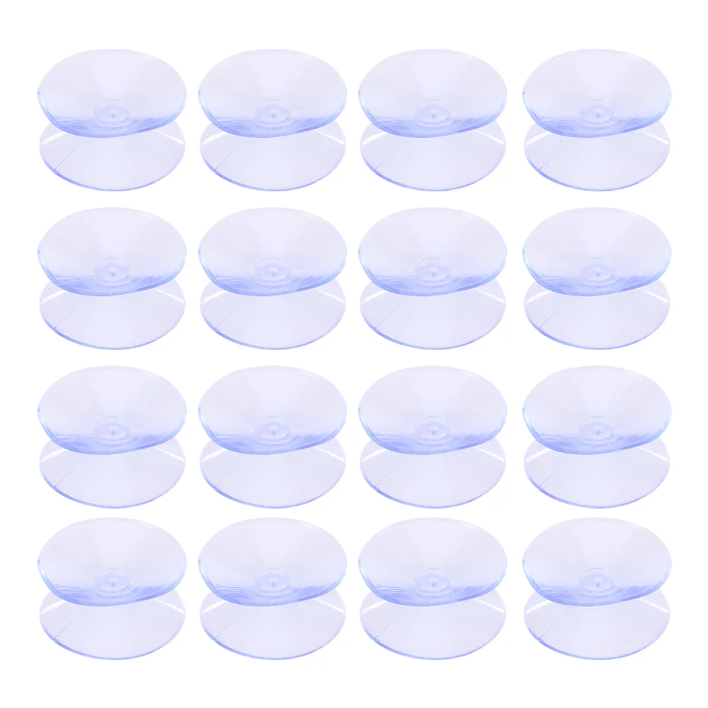 

Silicone Suckers Without Hooks Double-sided Suction Transparent Rubber Pads for Glass Cups