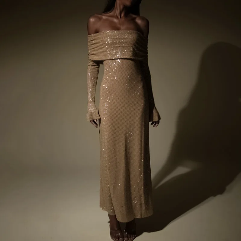 

New Sexy Hip Dress Fashion Elegant Hot Piece Slim-fit dress Women