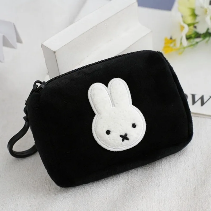 Miffy Rabbit New Unisex Cute Creative Cartoon Pattern Simple Fashion Portable ID Storage Coin Purse Keychain Decorative Pendant - view 3