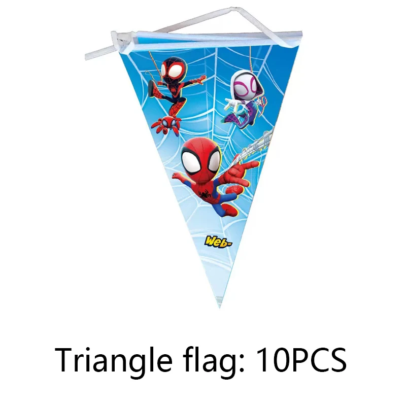 hot Spidey And His Amazing Friends Birthday Decoration Spiderman Tableware Kit Cup Plate Balloon Boy Favor Gift Baby Supplies view 6