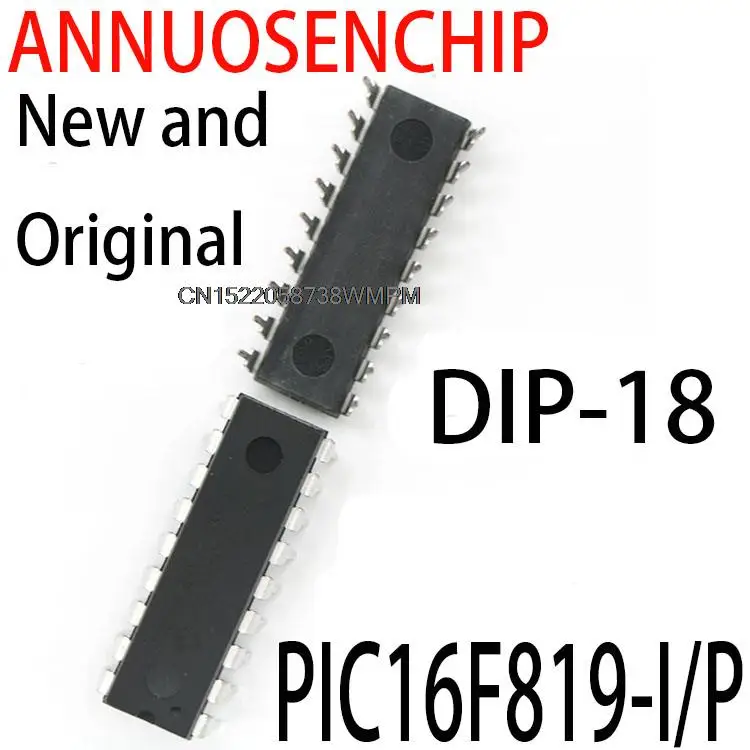

50PCS 10PCS New and Original DIP-18 16F819 PIC16F819-I/P