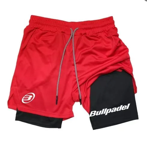Summer Shorts for Men 2 in 1 Athletic Gym Workout Running Performance Shorts Print with Phone Pocket Quick Dry Breathable
