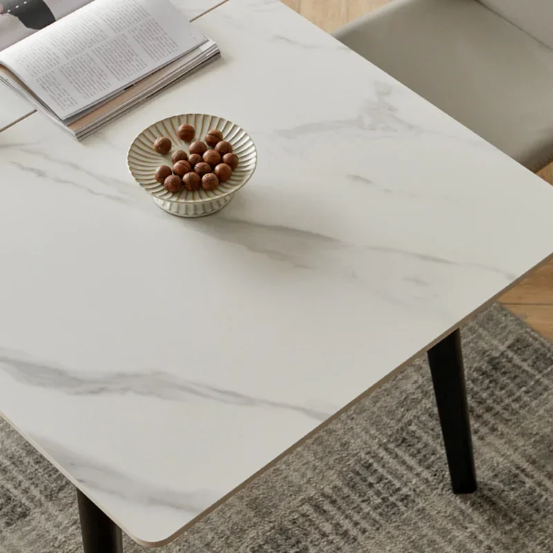 Home Kitchen Elegant Dining Tables Ceramic Table Extendable Slate Modern Rooms Restaurant Modern Rectangular Mesa Home Cafe image 6